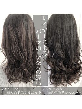 チョビー 銀座(chobii) グレージュ/デジタルパーマ/ゆるふわ/ルーズ/コスメ/高柳