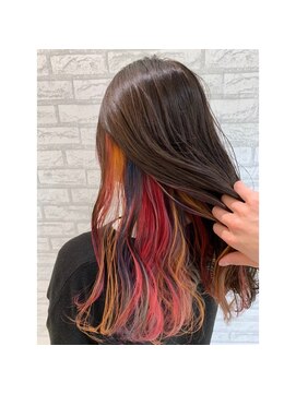 ニューヨークニューヨーク 守口店(NYNY) インナーカラーレインボー