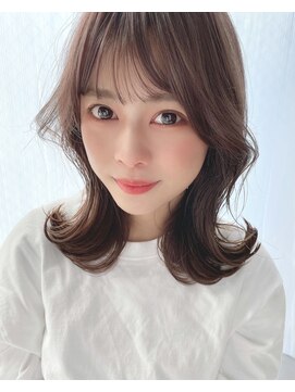 アリスバイアフロート 自由が丘(ALICe by AFLOAT) 小顔くびれ（かきあげマロンベージュAラインボブ）