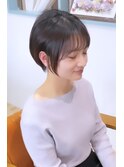 [Hair Make I`ll 奈良]シースルーバングショート1