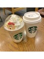 アミ(Ami)&nbsp;スタバに行くのが好きです！特にホワイトチョコが好きです！