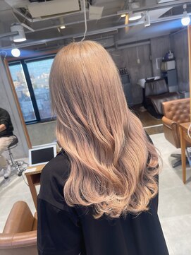 アンククロス 表参道(ANKH CROSS) エクステ64枚ミルクティーベージュロング