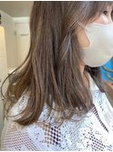 透け感◎アッシュベージュ