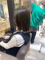 ルディー バイ ヘアーポケット(rudii by HAIR POCKET) ロブ×アッシュベージュ