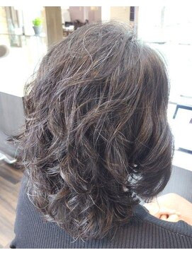 エノモト(ENOMOTO) 30代40代50代レイヤーパーマスタイル×ゆるふわ白髪染め