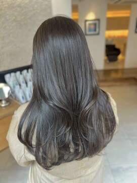 ビーチ(BEACH) ミントベージュやわらか透け感レイヤーカット