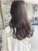 オリーブベージュ/ブリーチなし/透明感カラー