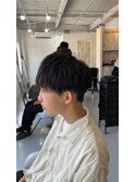 MEN'SHAIRダークアッシュニュアンスパーマ韓国マッシュ
