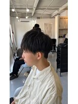 メンズカット バイ ソイクフ(メンズカット by SOY-KUFU)&nbsp;MEN'SHAIRダークアッシュニュアンスパーマ韓国マッシュ