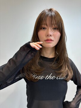 ロンドワン 三宮元町(Lond one) 韓国レイヤーカット/ヨシンモリフェイスレイヤー/艶髪カラー