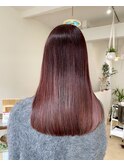 暖色つやロング