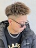 【大人気スタイル】カット+ツイストパーマ+金メッシュ