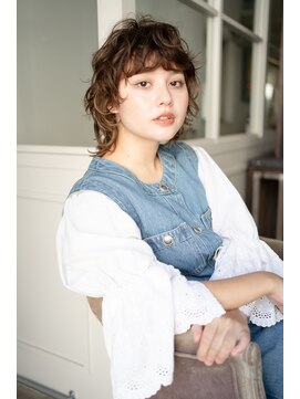 マグノリア オモテサンドウ(MAGNOLiA Omotesando) くしゃっとカジュアルマッシュウルフ・・・HINATA