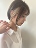 【さりげなく可愛い♪】インナーカラー+カット＋カラー［インナーカラー］