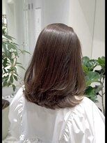 ザックギンザ(ZACC ginza)&nbsp;シアーブラウン/ワンカールレイヤー/ミディアム