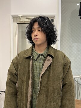 ケシキ大名(keshiki) くるっとメンズプードルパーマ/keshiki大名ISSEI