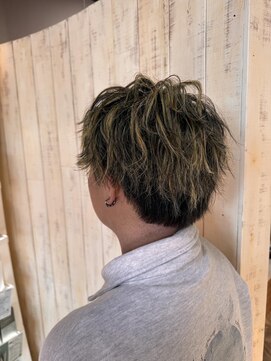 エスポワール 北習志野店(ESPOIR) 散らばる金メッシュスタイル