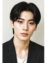 にもう&nbsp;ブルーブラック フェザーパーマ 韓国ヘア ST7