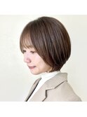 大人可愛いマッシュショートボブウルフカット30代40代50代60代