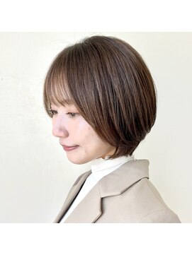 ハピネス クローバー 八木店(Happiness CLOVER) 大人可愛いマッシュショートボブウルフカット30代40代50代60代