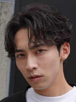 フィフスパーク(fifth PARK) 渋谷フェザーパーマセンターパートニュアンスパーマ緩めマッシュ