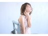 カット＋ケアカラー＋潤いケアパーマ＋カスタマイズTR(クイック)　￥25300~