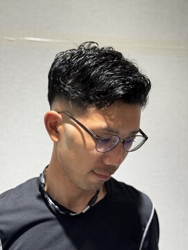 ヒロギンザ 大阪本店(HIRO GINZA) 七三フェード