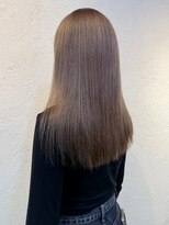 ロックス バイ マグ 松本(rocks BY MAG)&nbsp;ブリーチカラー×ミルクティーベージュ◎韓国風くびれヘア