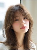 艶ミディ × 大人ブラウン