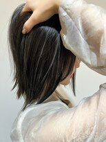 イルダバイグラッシー センター北(iluda by glassi) コントラストハイライト×垢抜けボブ【瀬口】