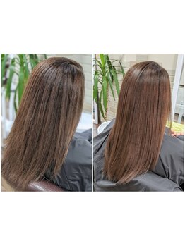 【新大久保駅徒歩1分】クセやうねりを抑えて、扱いやすい艶髪エクステに仕上げます☆美しいシルエットに◎