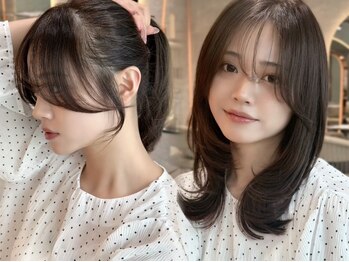 ロンドロゼ 池袋(Lond rose)の写真/[カット+カラー+トリートメント￥7980]品のある大人のレイヤースタイル。ミリ単位の拘りで叶う黄金比[池袋]