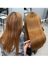 シンシア 新宿(CYNTHIA)&nbsp;【CYNTHIA/SUZUKA】早朝/新宿/髪質改善/ブリーチ縮毛矯正