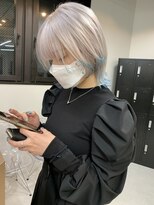 PELE原宿/ブリーチなしダブルカラー/ハイトーン/ケアブリーチ【３月上旬OPEN(予定)】&nbsp;着物ヘア/大人ガーリー/ダークアッシュ/似合わせカット/原宿