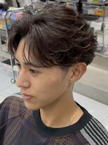 フィフス 札幌大通(fifth) 札幌大通フェザーパーマニュアンスパーマセンターパートゆるめ◆