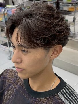 フィフス 札幌大通(fifth) 札幌大通フェザーパーマニュアンスパーマセンターパートゆるめ◆