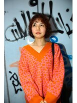 ペネロープ(Penelope) 【新宿】オレンジボブパーマ! 担当 清水圭太