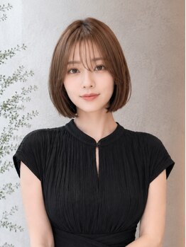elan tokyo 学芸大学店　髪質改善／ケアカラー／ケアブリーチ【6月24日OPEN（予定）】の写真/トレンド感あふれるレイヤーボブで垢抜け☆OPEN記念クーポンあり！