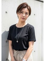 ソーエン バイ ヘッドライト 横須賀中央(soen by HEADLIGHT) シルエット◎耳掛けがかわいいショートボブ♪