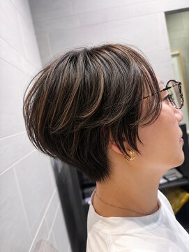 キミトヘアデザインアンドスパ(Kimito Hair design&spa) 骨格補正丸みショート×大人ショート