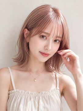 ソース 枚方(SOURCE) 透明感ハイトーン♪ピンクベージュ