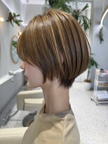 レジット 海老名(Legit)&nbsp;30代40代50代◎白髪ぼかし ハイライト ショート 海老名 美容室