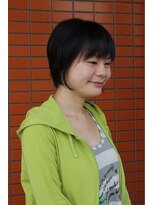 ヘアールーム ルズ 武蔵浦和(Hair Room Luz)&nbsp;黒髪ナチュラルショート