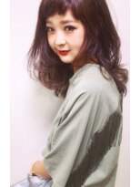 ローランド(Rowland)&nbsp;秋冬カラー☆ピンクバイオレット☆ショートバングロング