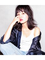 アン ヘア デザイン(un hair design)&nbsp;【　un  】カジュアル×ダークカラー×ボサカワ