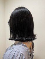 シェノン 西梅田(CHAINON)&nbsp;黒髪/グレーベージュ/レイヤーロング/アッシュ/アッシュブラック