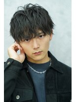 クロムトウキョウ ザ バーバー ネオン 新宿店(CHROM TOKYO the Barber ne/on)&nbsp;マッシュウルフ  ツイストスパイラル