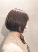 【店長中森が提案】首が綺麗に見える☆丸みショートボブ☆