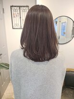 ヘア ケア ディエイチケー(HAIR CARE DHK) アッシュブラウンで柔らかい印象ミディ
