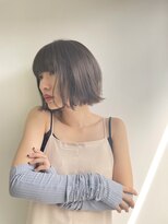 【切りっぱなしボブ】【外ハネボブ】